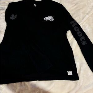Roots Black Long Sleeve Shirt